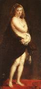 RUBENS, Pieter Pauwel Venus in Fur-Coat oil on canvas